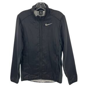 Nike Aerolayer Running Jacket Insulated Reflective Lightweight Men Small Black